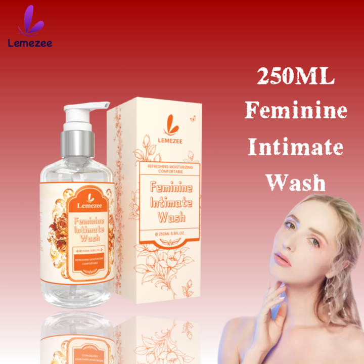 Lemezee Feminine wash 250ml balances pH long-lasting freshness