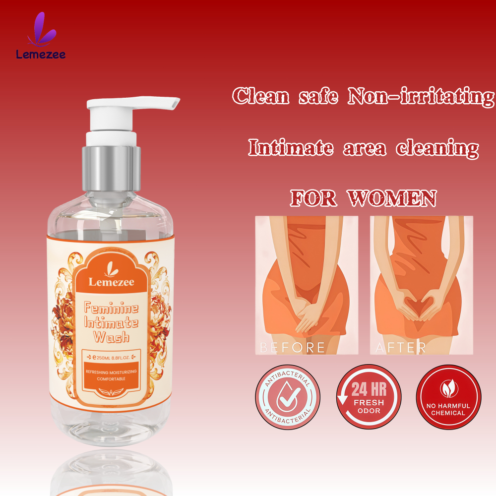 Lemezee Feminine wash 250ml balances pH long-lasting freshness